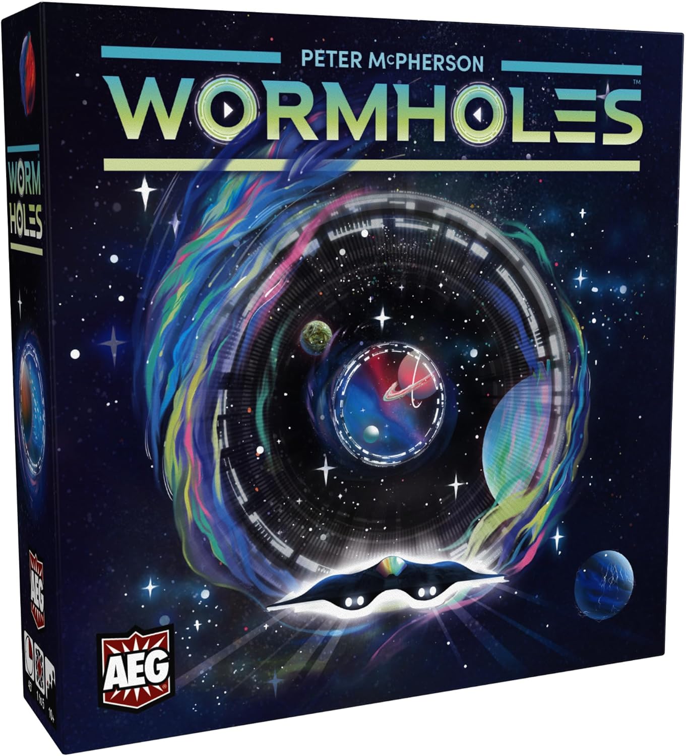 AEG Wormholes – Juego de mesa galático, a partir de 10 años, 1-5 jugadores, 45-60 minutos