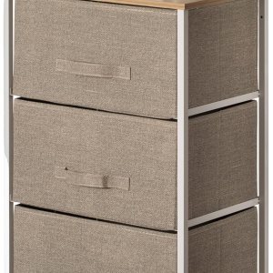 Contenedores beige arena y marco blanco tres baúles de almacenamiento y baúl de almacenamiento Contenedores beige arena y marco blanco tres baúles de almacenamiento y baúl de almacenamiento