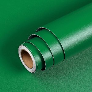 LACHEERY Papel tapiz de 15.8 x 394 pulgadas, color verde oscuro, extraíble, color verde mate, para dormitorio, impermeable, decorativo, papel de LACHEERY Papel tapiz de 15.8 x 394 pulgadas, color verde oscuro, extraíble, color verde mate, para dormitorio, impermeable, decorativo, papel de