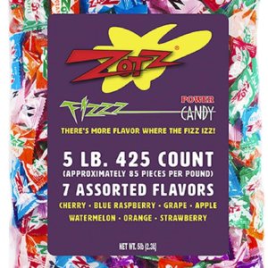 Zotz Caramelos gaseosos, 7 sabores surtidos, bolsa de 5 libras Zotz Caramelos gaseosos, 7 sabores surtidos, bolsa de 5 libras
