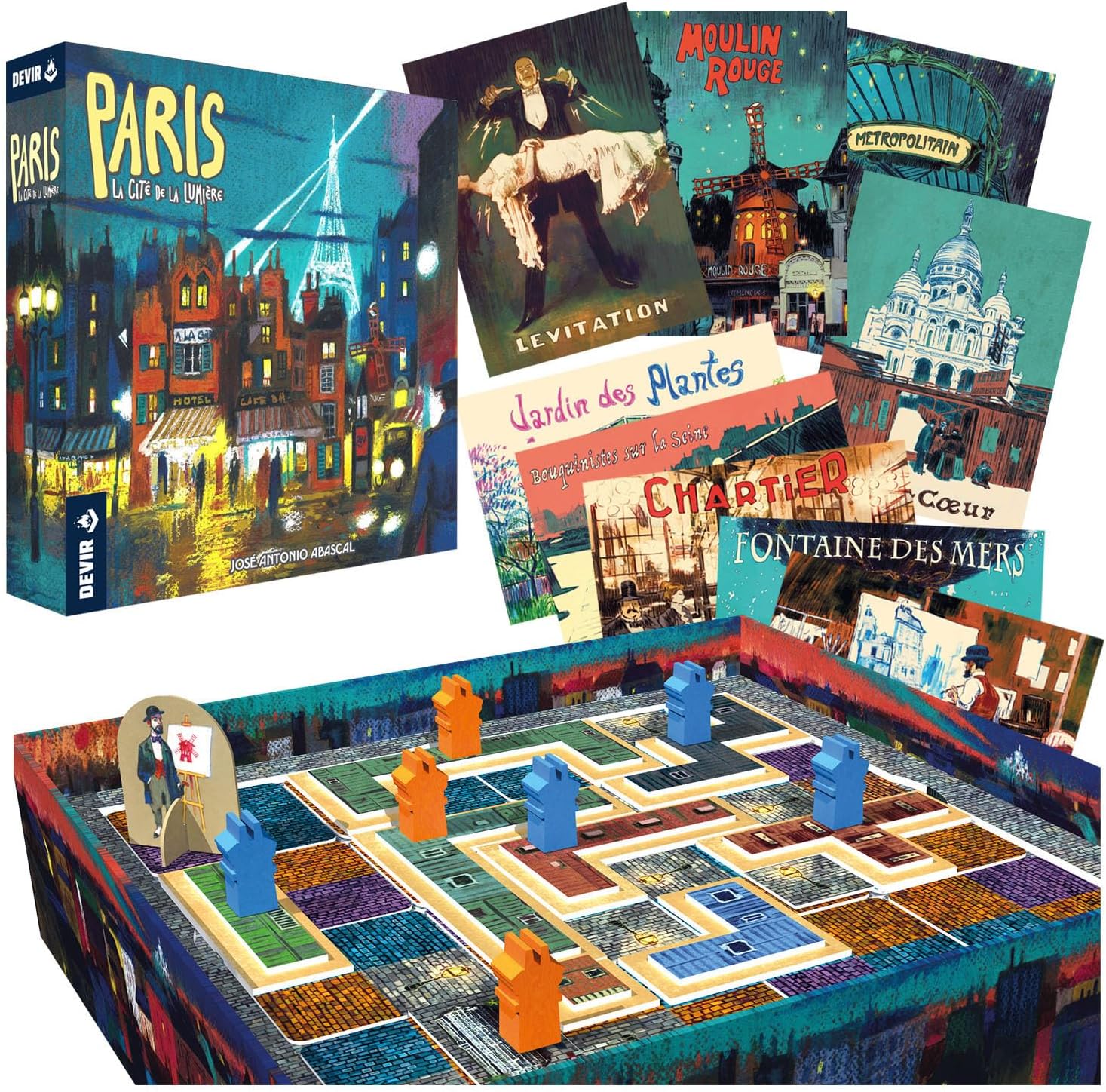 Devir Americas París LA CITE DE LA Lumiere Juego de mesa
