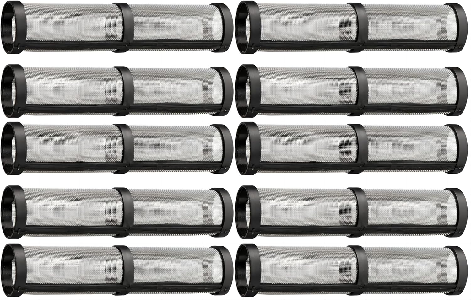 10 filtros pulverizadores de pintura sin aire 390 395 490 495 595 colector de bomba 60 mallas, compatible con Graco 246384 para pulverizadores de