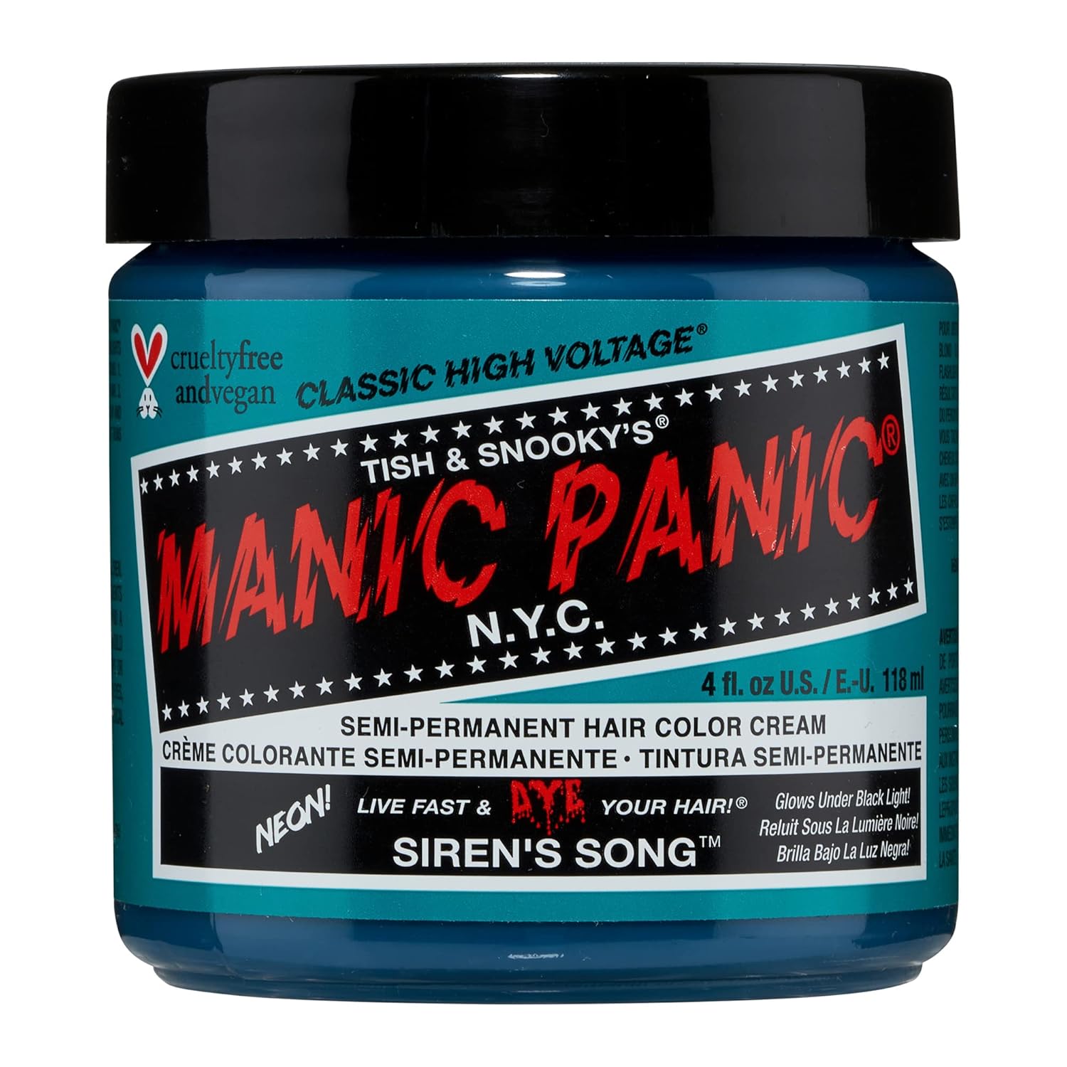 TiendaUsbeauty Manic Panic Crema de color de cabello semipermanente, paquete de de 1
