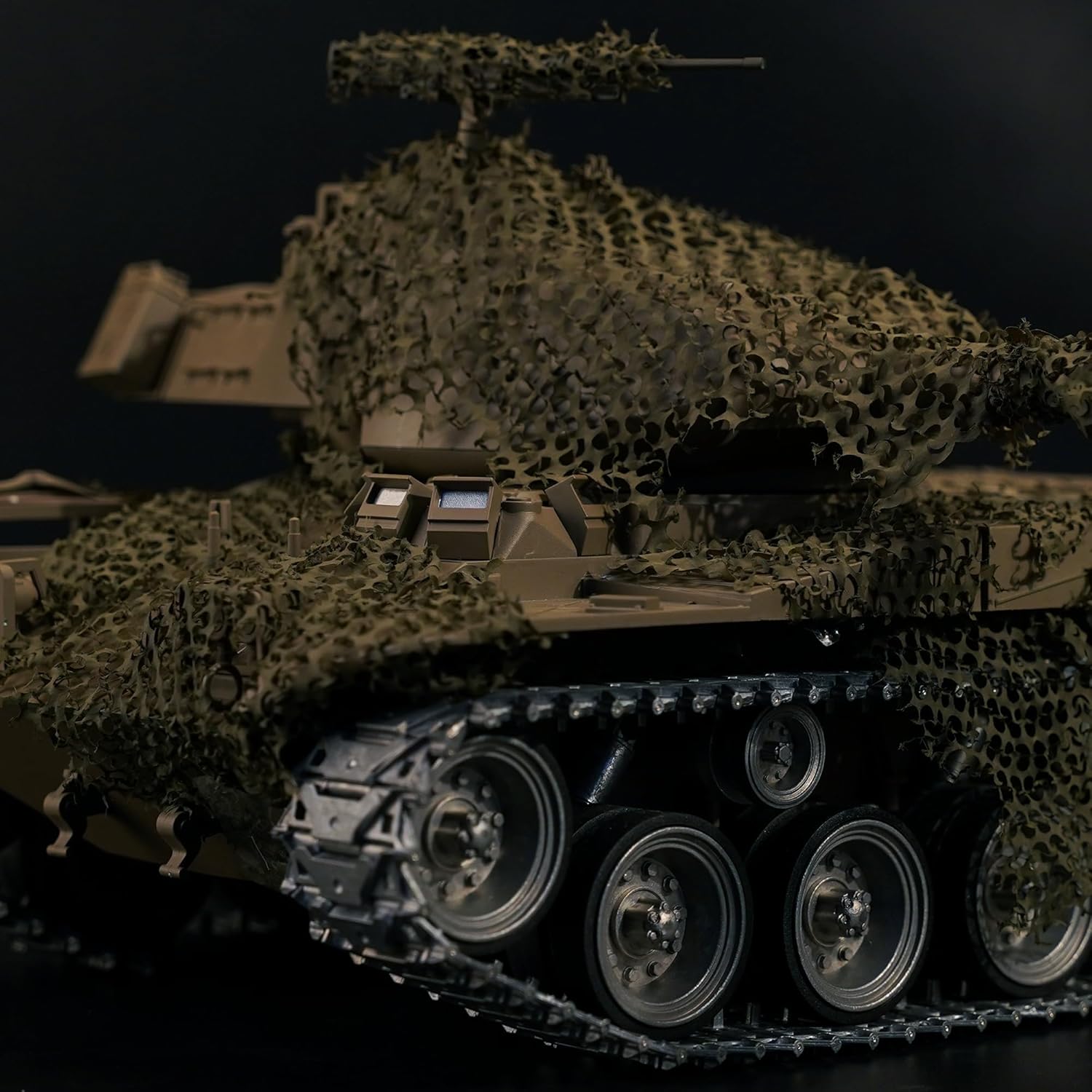 3 piezas de red de camuflaje densa para tanque AFV Kit de modelo militar 0.004 x 9.055 x 9.055 in Tipo A, piezas de actualización de tanque RC