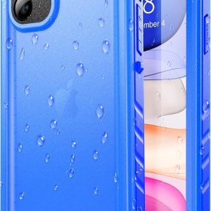 SPORTLINK Funda impermeable para iPhone 11, de cuerpo completo, protección resistente, cubierta completamente sellada, a prueba de polvo, protector SPORTLINK Funda impermeable para iPhone 11, de cuerpo completo, protección resistente, cubierta completamente sellada, a prueba de polvo, protector