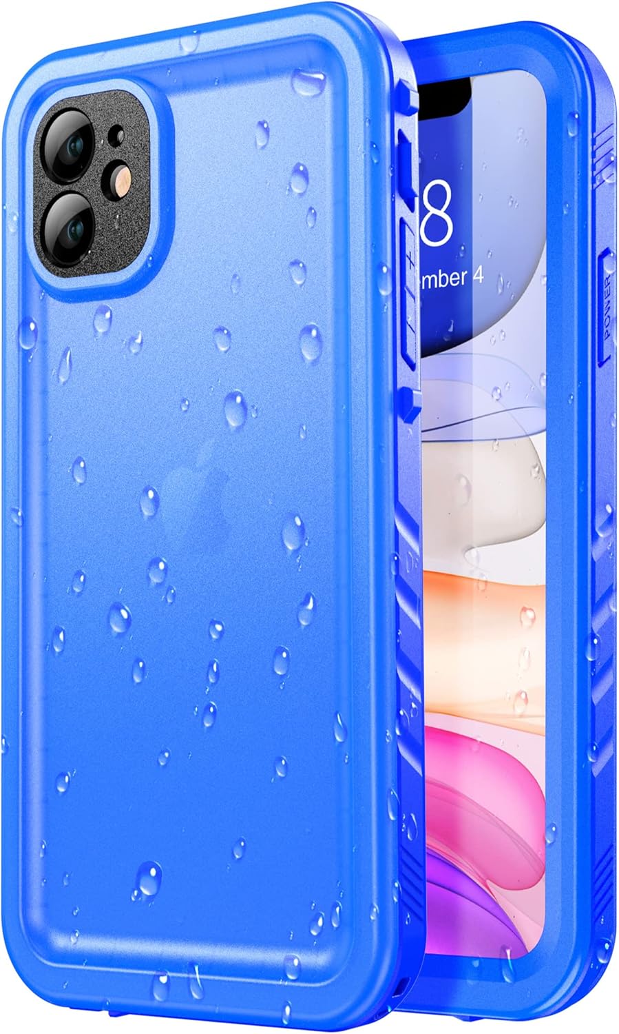 SPORTLINK Funda impermeable para iPhone 11, de cuerpo completo, protección resistente, cubierta completamente sellada, a prueba de polvo, protector