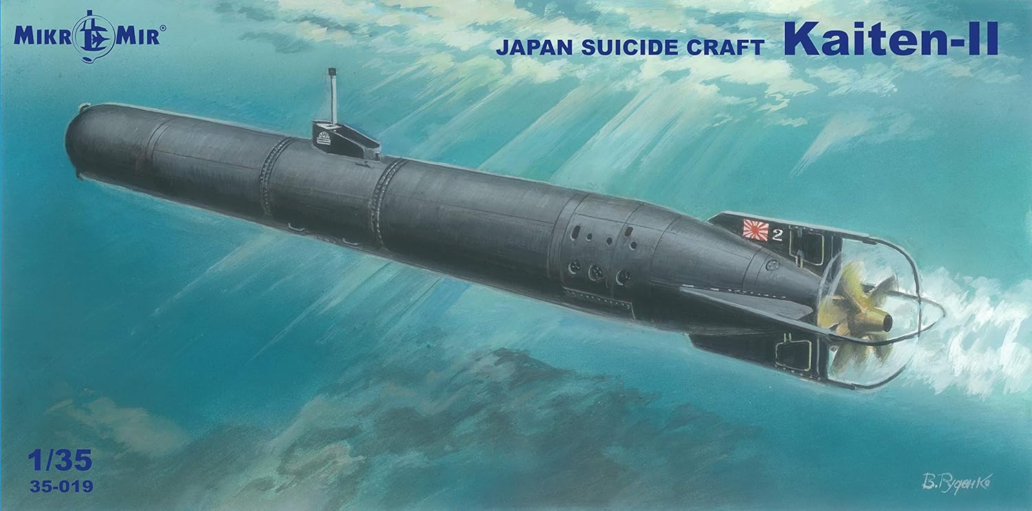 Micro-Mir 35-019 – 135 Kaiten-II Japan Suicide Torpedo Escala Modelo Kit