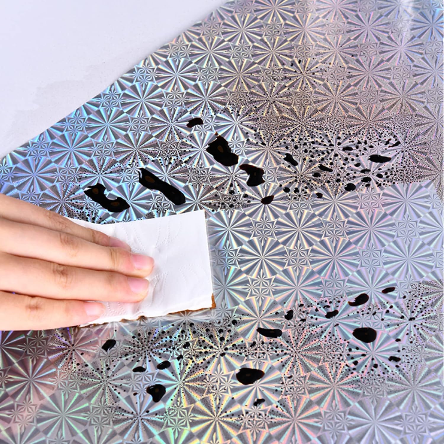 Persianas enrollables opacas temporales con ventosas, pantalla de privacidad ajustable con aislamiento térmico, cortina de ventana portátil