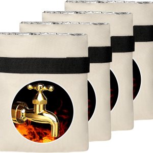 Outdoor Faucet Covers for Winter Freeze Protection Waterproof Spigot Cover Winter Insulated Reusable Hose Bibs Covers for Winter Outside Faucet Outdoor Faucet Covers for Winter Freeze Protection Waterproof Spigot Cover Winter Insulated Reusable Hose Bibs Covers for Winter Outside Faucet