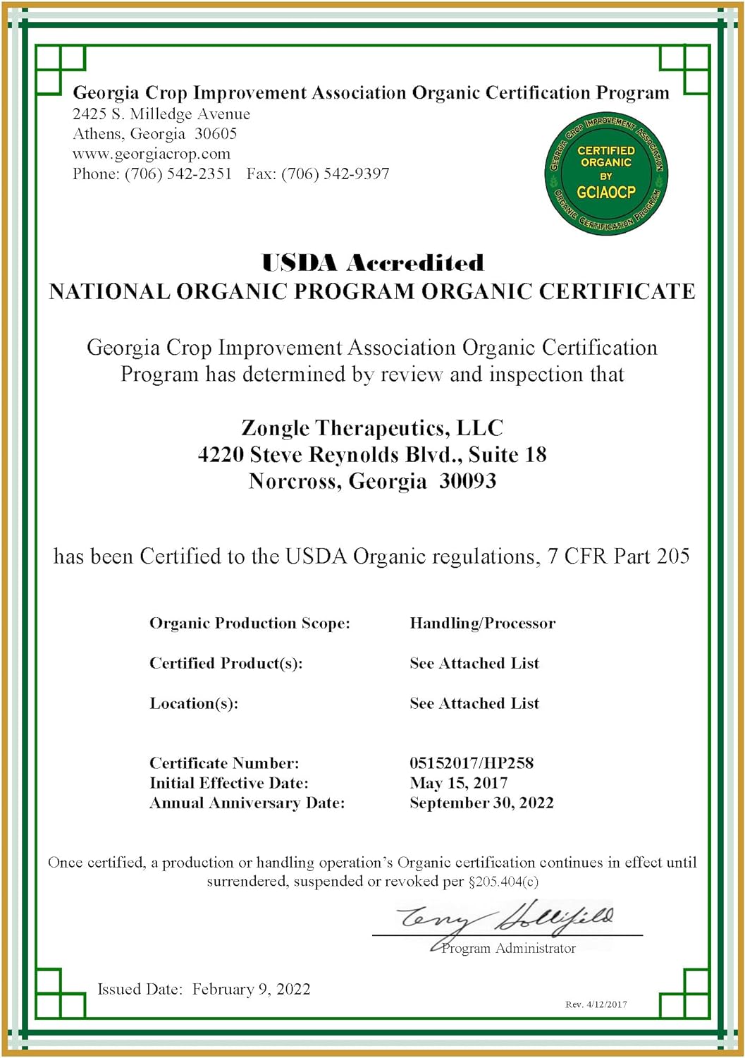 Zongle Therapeutics Parent, 1