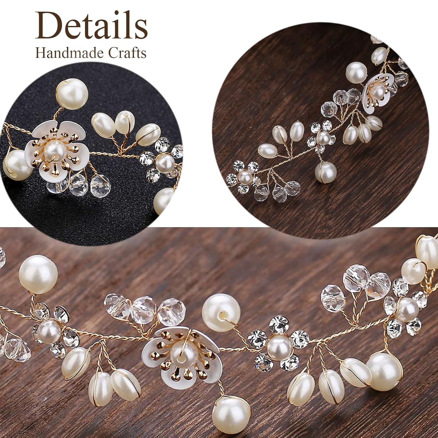 Accesorios para el cabello de boda para niños, accesorio para el cabello de niña de las flores, diadema de princesa, diadema de flores para niñas y