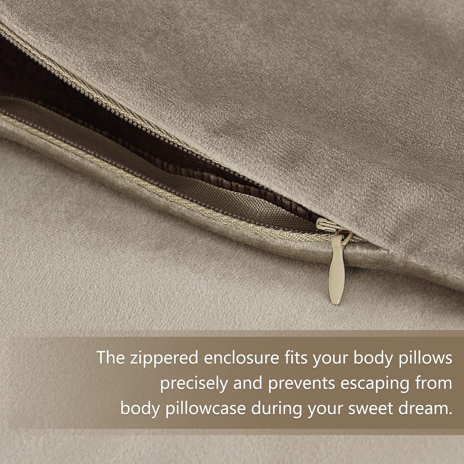StangH Juego de 2 fundas de almohada de terciopelo suave para cabello y piel, tamaño Queen (beige camello, 20 x 30 pulgadas), fundas de almohada
