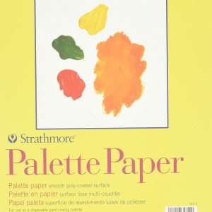 Strathmore Bloc de papel de paleta serie 300, encuadernado con cinta, 9 x 12 pulgadas, 40 hojas (41 libras2.36 oz), papel de artista para adultos y Strathmore Bloc de papel de paleta serie 300, encuadernado con cinta, 9 x 12 pulgadas, 40 hojas (41 libras2.36 oz), papel de artista para adultos y