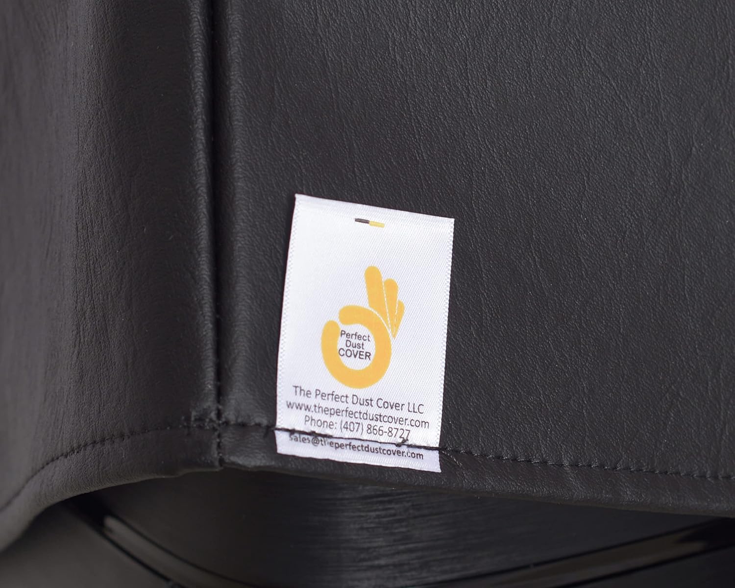 The Perfect Dust Cover – Funda acolchada negra compatible con la freidora de aire inteligente Cosori CS158AF de 5.8 cuartos de galón, doble costura