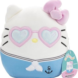 Squishmallows – Peluche de Hello Kitty Sailor de 8 pulgadas, peluche oficial de Kellytoy Sanrio – Lindo juguete suave y esponjoso de Hello Kitty – Squishmallows – Peluche de Hello Kitty Sailor de 8 pulgadas, peluche oficial de Kellytoy Sanrio – Lindo juguete suave y esponjoso de Hello Kitty –