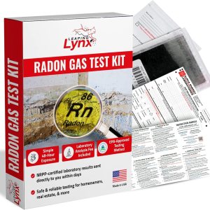 Kit de prueba de detector de gas de radón aprobado por la EPA para el hogar, tarifa de laboratorio incluida, prueba de radón a corto plazo de 48 Kit de prueba de detector de gas de radón aprobado por la EPA para el hogar, tarifa de laboratorio incluida, prueba de radón a corto plazo de 48