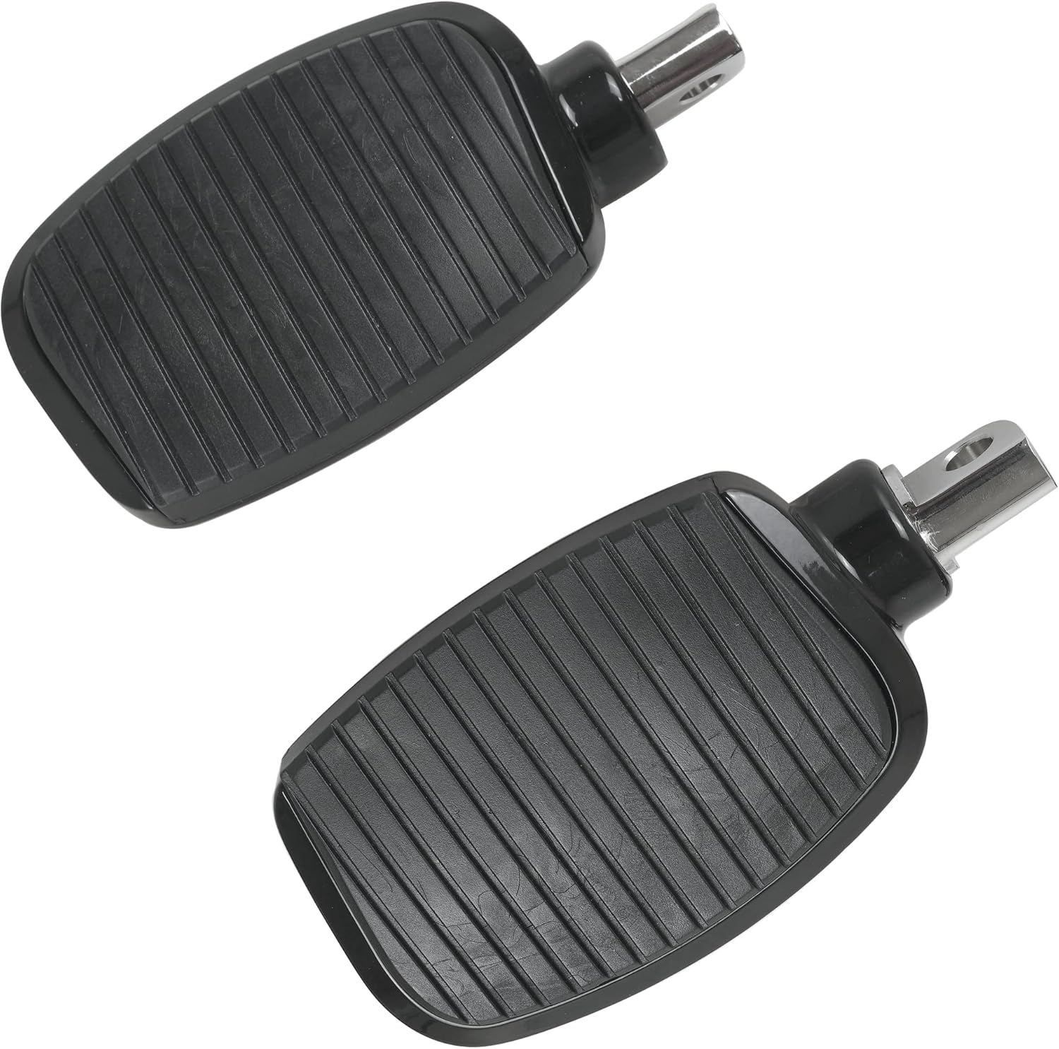 Estriberas para motocicleta, estriberas, pedales, reposapiés, clavijas de carretera con goma antideslizante universal para Harley Davidson Dyna