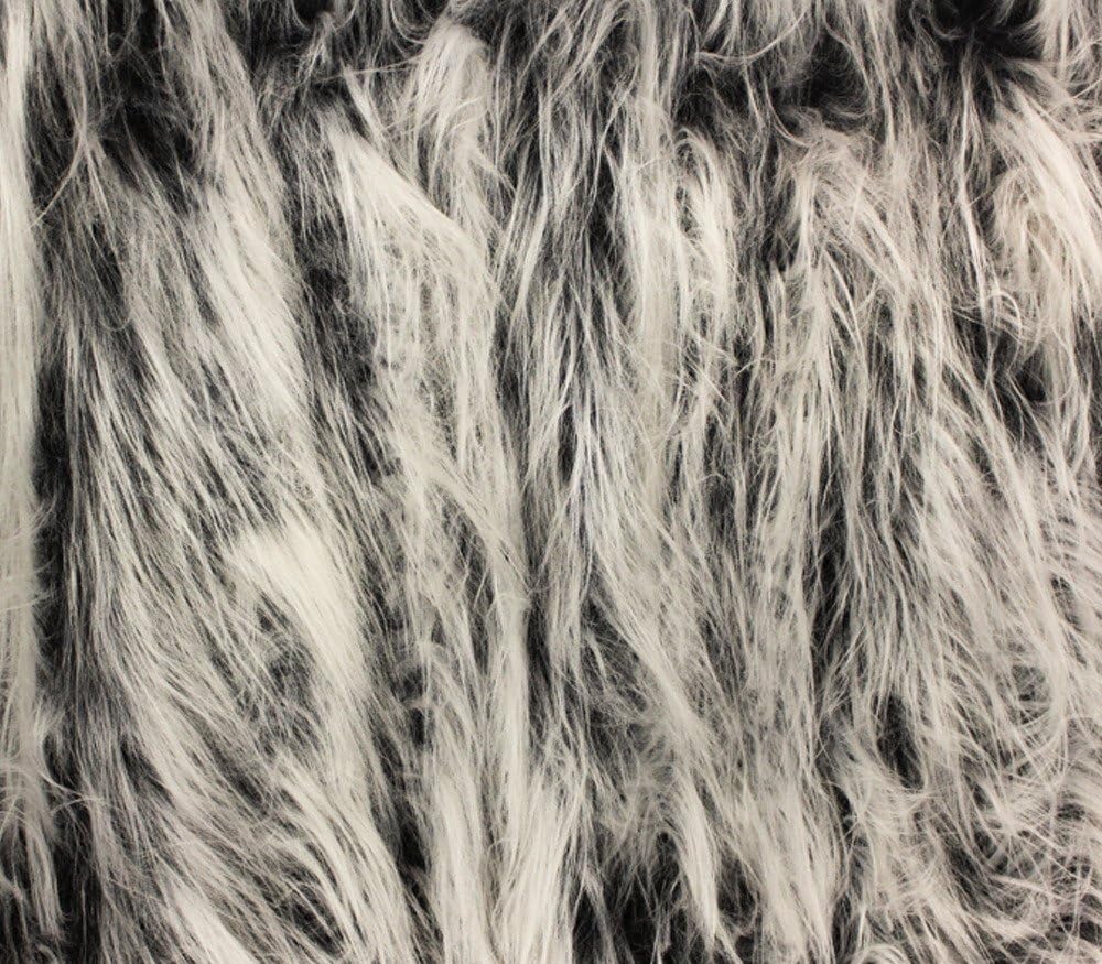 Tela de piel sintética de pelo largo Gorilla Grey Frost  60 pulgadas de anchovendido por The Yard