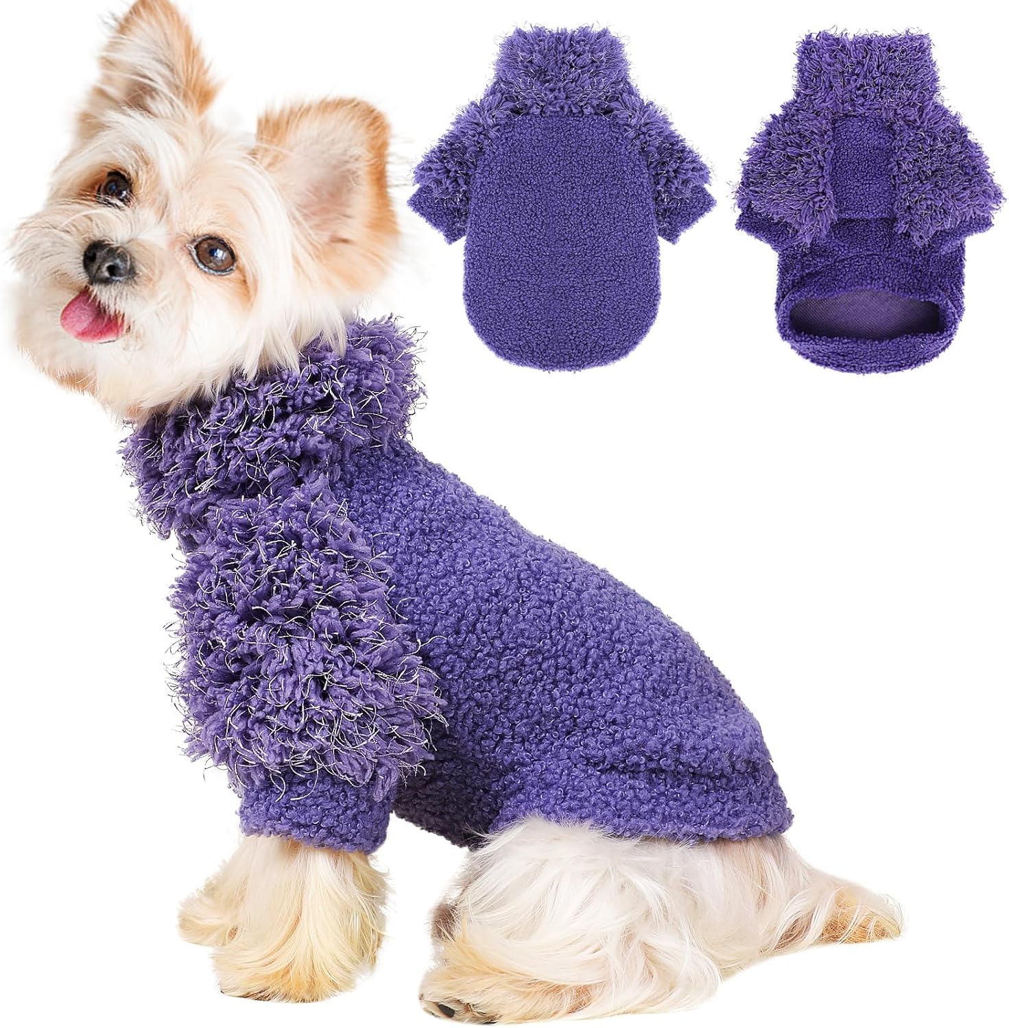 Ropa para cachorros para perros pequeños, hembras y niños, suéter de invierno para perros pequeños, chaqueta para perro, ropa cálida para mascotas,