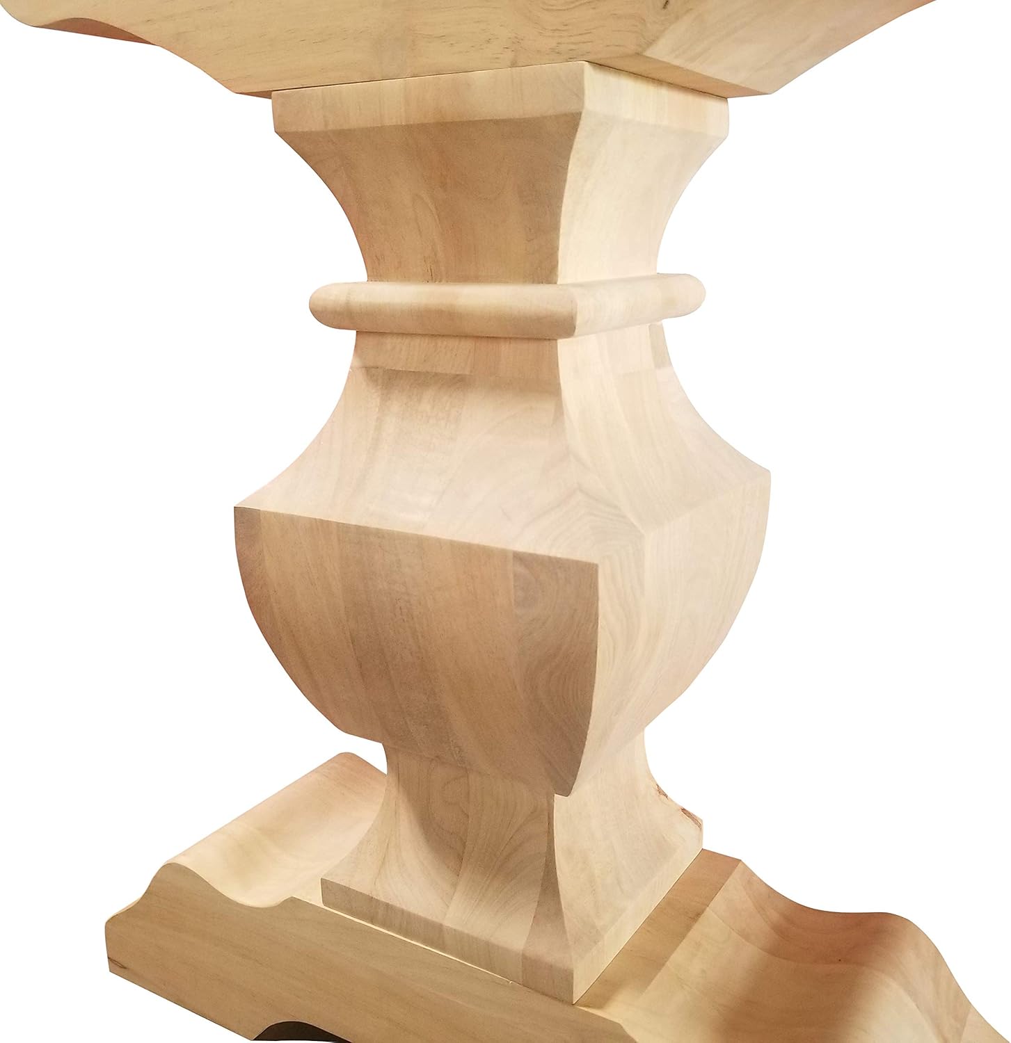 DESIGN 59 Base de mesa de caballete – Pedestal de madera dura individual (P02)