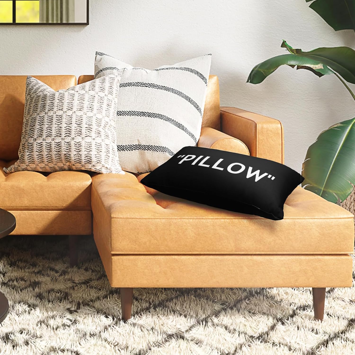 Snycler Hypebeast – Juego de 2 fundas de almohada decorativas inspiradas en negro hueso, decoración de cabeza de tenis, funda de cojín cuadrada para
