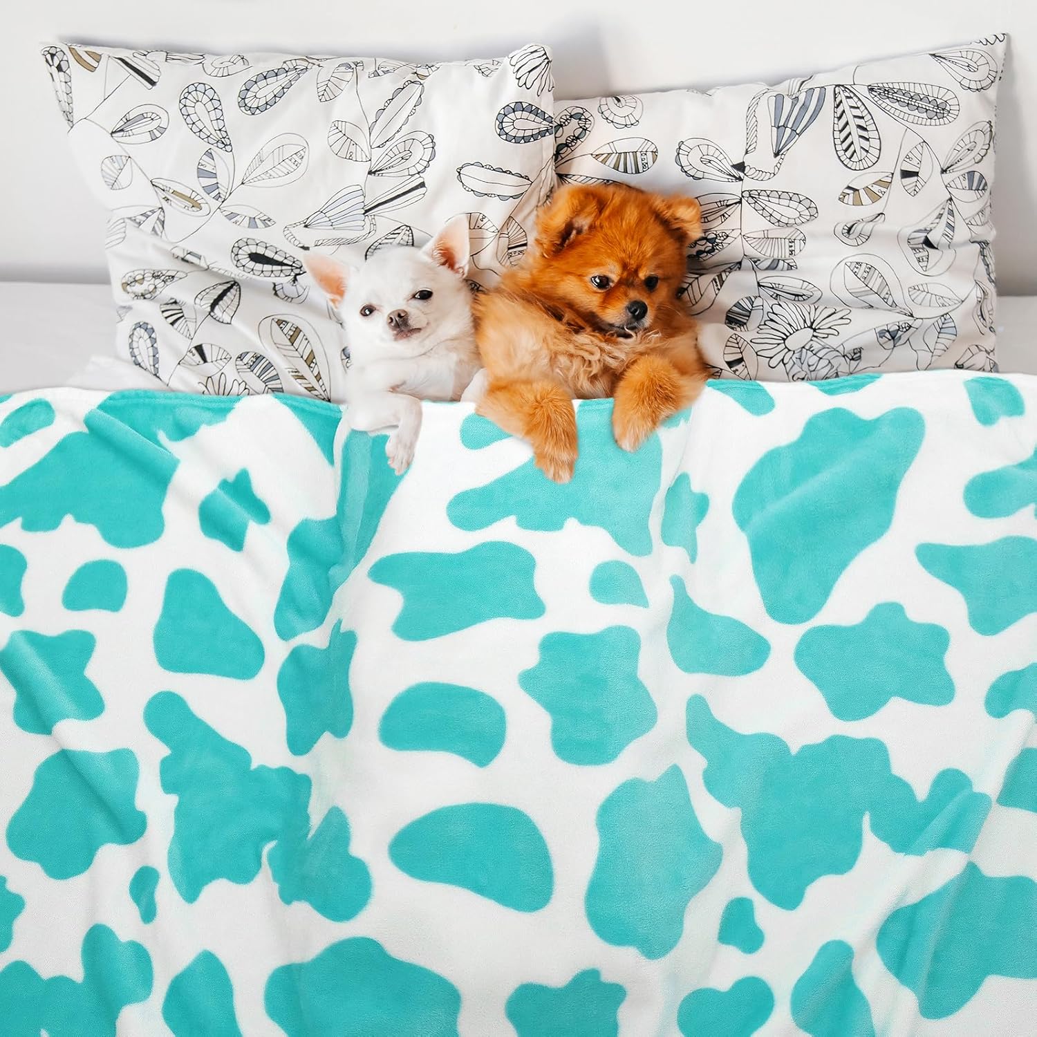 Mantas y mantas azules tamaño Queen de forro polar suave manta acogedora para cama manta de 90 x 90 pulgadas