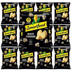 EDYOS Smartfood Palomitas de maíz cheddar blanco, bolsas de 58 onzas, paquete de 10 EDYOS Smartfood Palomitas de maíz cheddar blanco, bolsas de 58 onzas, paquete de 10