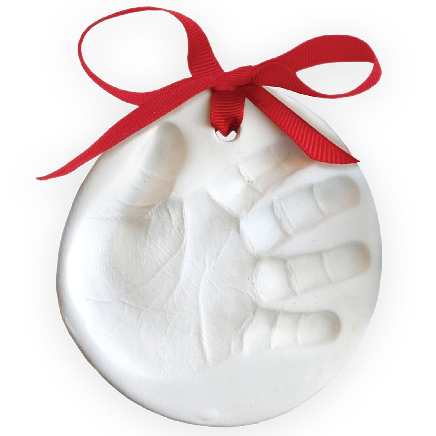 Child to Cherish Kit de adornos de primera Navidad con huella de mano o huella de bebé