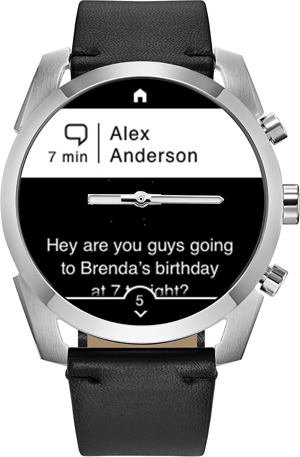 Citizen Reloj inteligente CZ con aplicación de bienestar YouQ con IBM Watson AI y investigación de la NASA, pantalla personalizable en blanco y