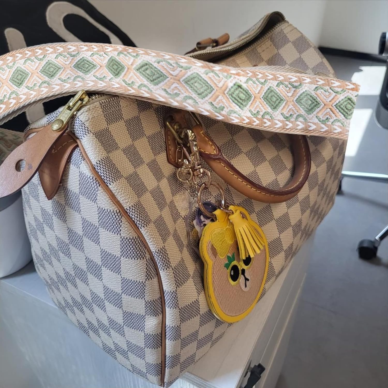 TRIWONDER Correa de hombro de repuesto ajustable con ganchos de metal acolchados para bolsas cruzadas, bolsas de mensajero, computadoras portátiles