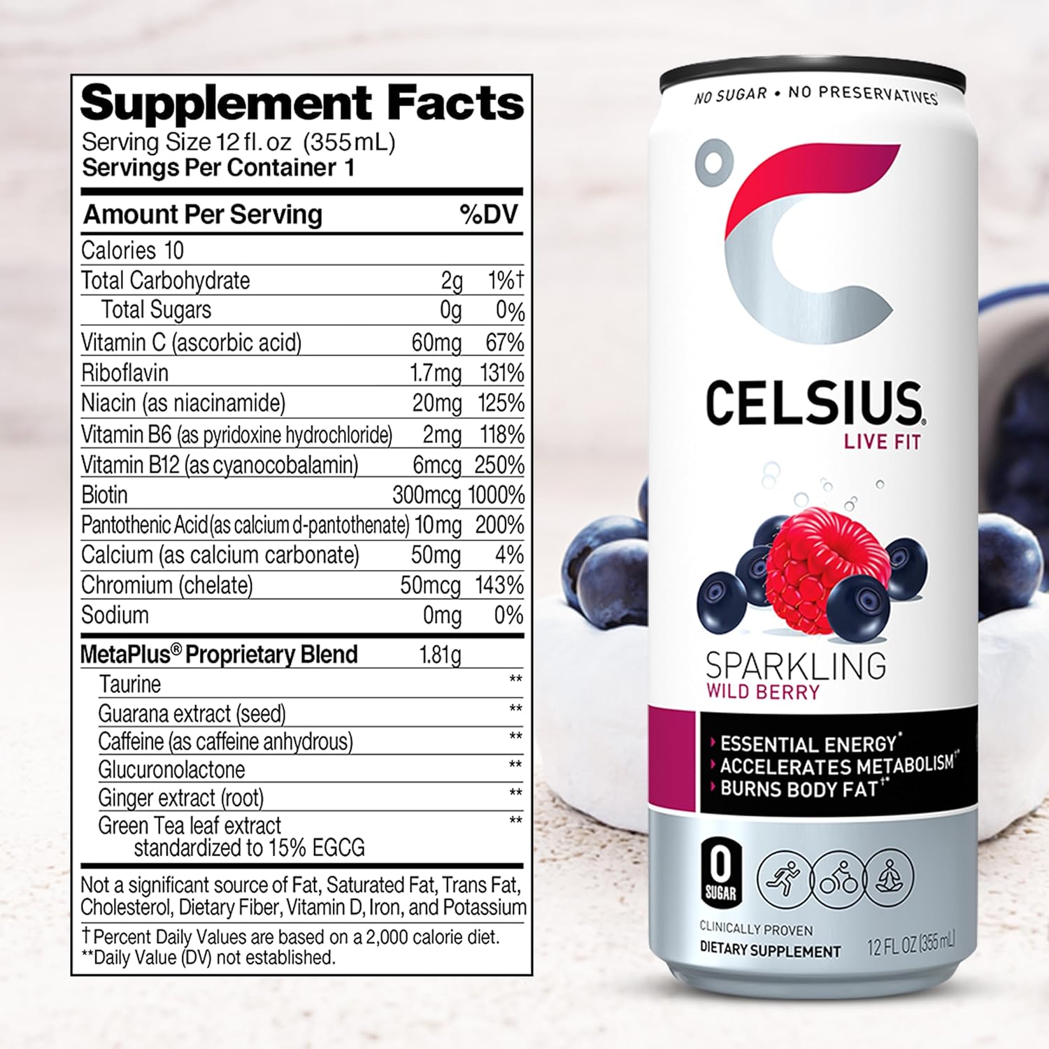 Celsis Sparkling Essential – Surtido de bebidas energéticas sin azúcar ni conservantes, 12 onzas líquidas, latas delgadas surtidas variadas, paquete