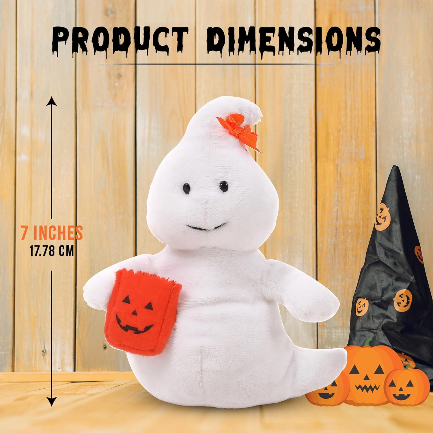 Fantasma espeluznante de Halloween  Juguete de peluche suave inquietantemente adorable  Decoración perfecta de Halloween y regalo para todas las