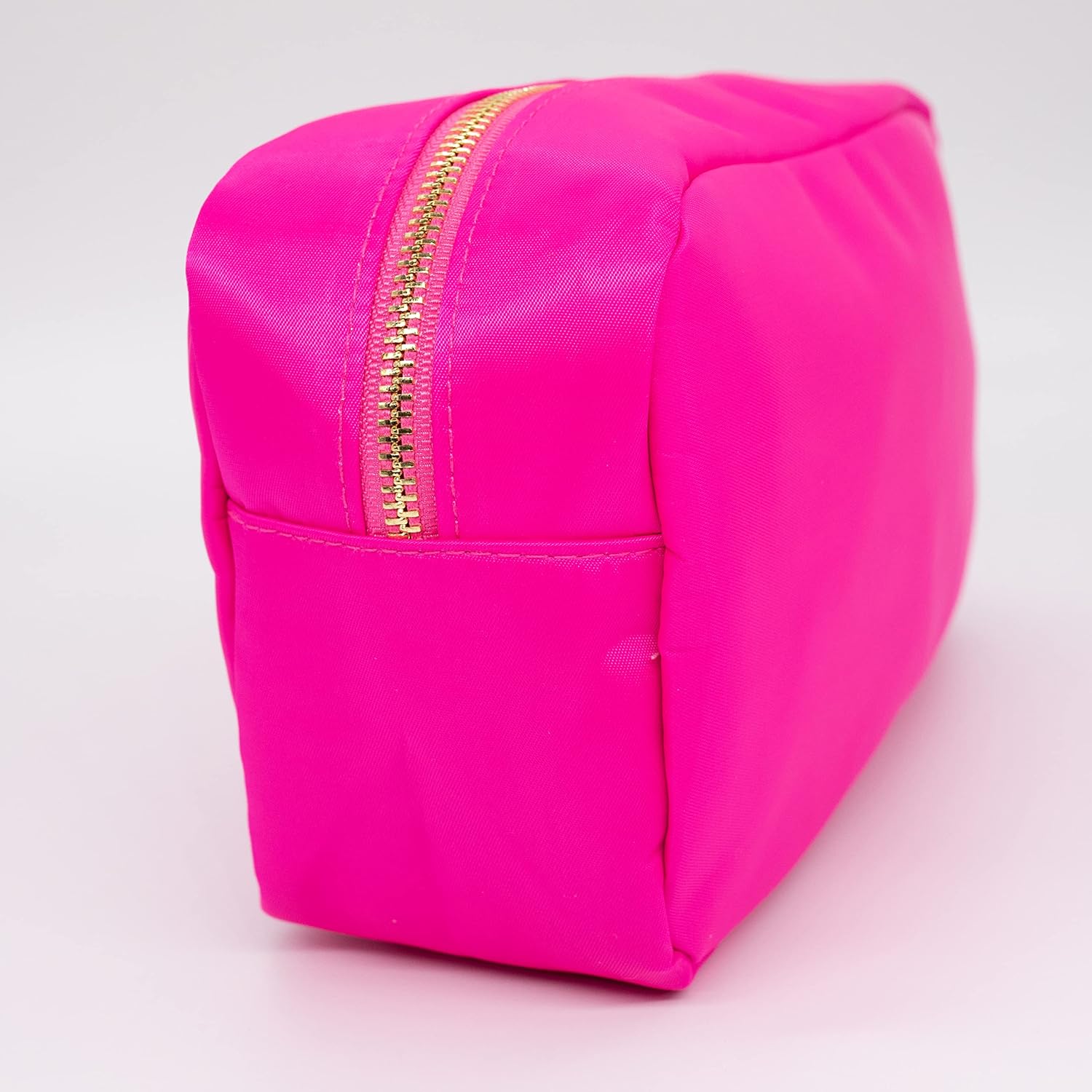 Phlox Collective Bolsa de maquillaje Bolsa de viaje Bolsa de aseo Organizador Cosméticos Preppy Bag Zipper Pouches Nylon Teddy Corduroy Travel