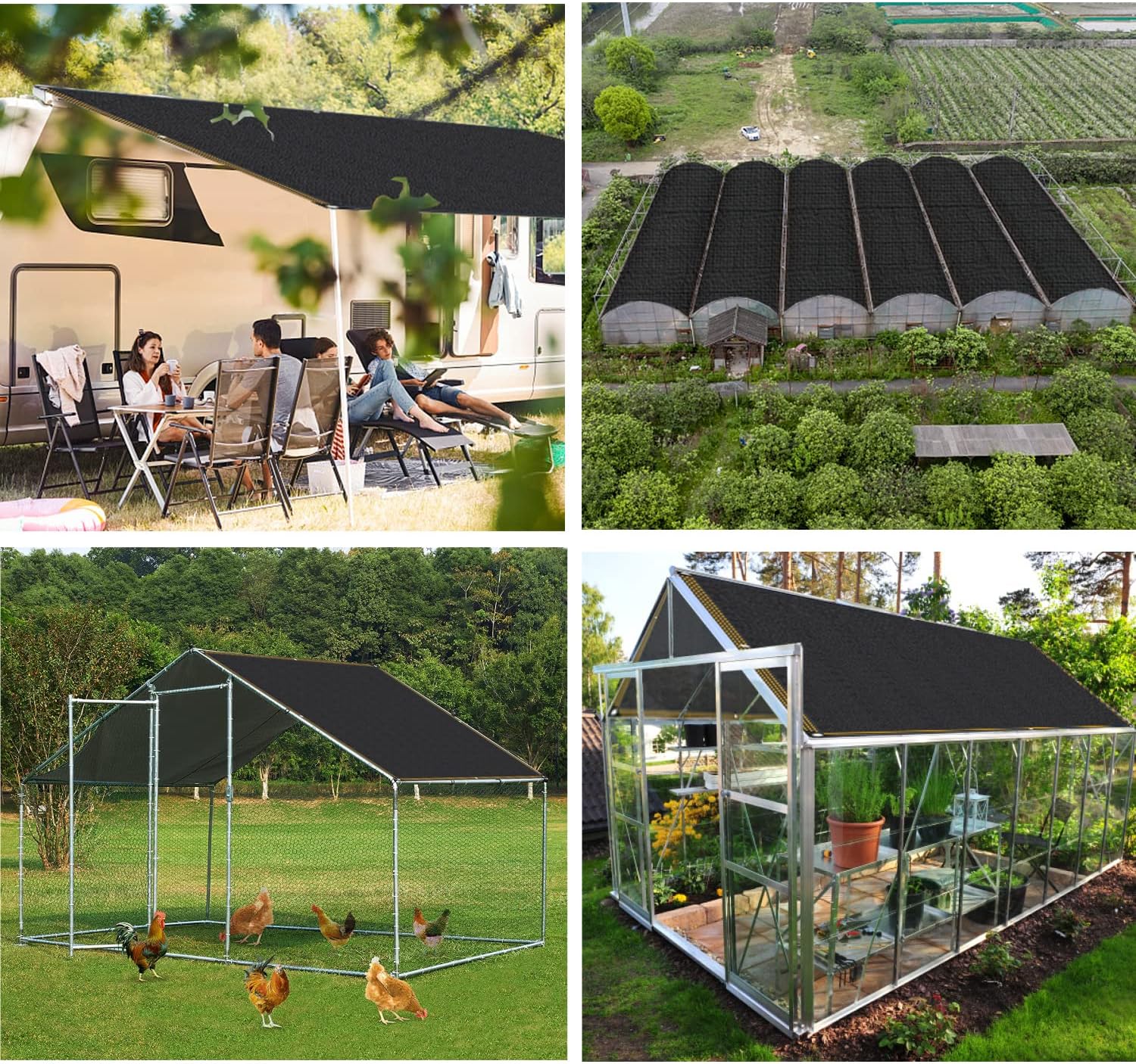 Invernadero vegetal  Tela de sombra  con ojales de 10 x 14 pies, 90% cubierta de jardín para plantas, protección contra el calor, toldo al aire