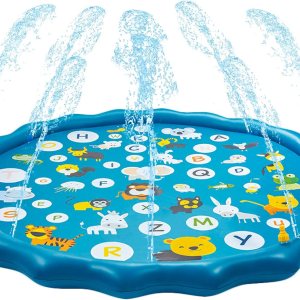 Kiddie – Piscina inflable con 8 aspersores para niños y perros (Piscina familiar con rociadores) Kiddie – Piscina inflable con 8 aspersores para niños y perros (Piscina familiar con rociadores)