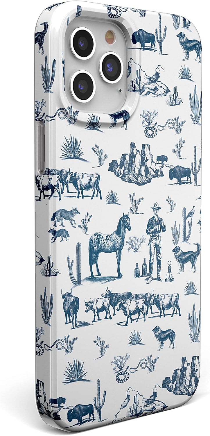 Casely Funda para iPhone 12 Pro Max  Wild West Adventure  Funda Desert Western