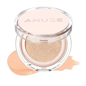 Amuse SEOUL Skin Tune – Base de cojín vegana 01 FAIR TUNE  rosa beige  acabado satinado, brillo, textura ligera, cobertura decente, tipo de piel Amuse SEOUL Skin Tune – Base de cojín vegana 01 FAIR TUNE  rosa beige  acabado satinado, brillo, textura ligera, cobertura decente, tipo de piel