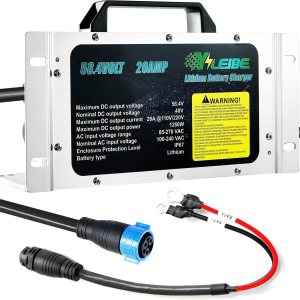 Cargador de batería de litio para carrito de golf 58.4V20A a bordo con OT (M8 14-8 terminales) para 16 cuerdas LiFePO4 Cargador de batería de litio para carrito de golf 58.4V20A a bordo con OT (M8 14-8 terminales) para 16 cuerdas LiFePO4