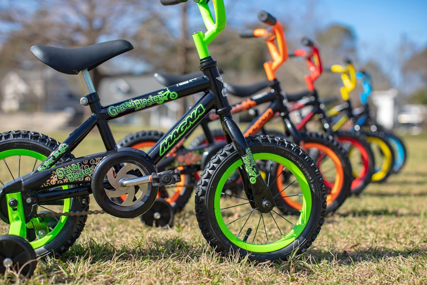 Dynacraft Bicicleta de gravel Blaster para niños, ruedas de 12 a 20 pulgadas, edades de 3 a 10 años