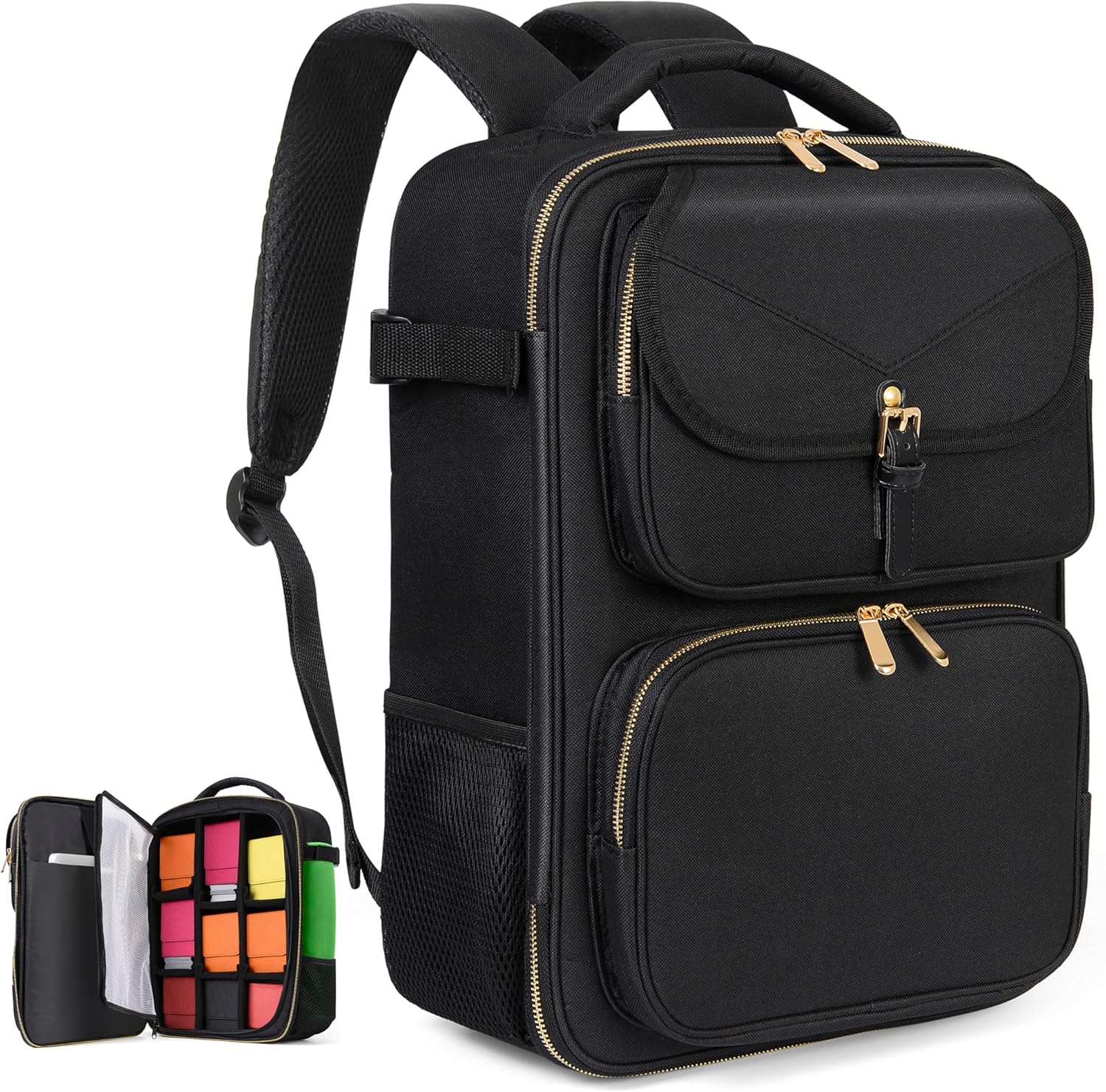 Mochila de juego de cartas, almacenamiento personalizable de MTG, organizador de tarjetas coleccionables y estuche de tarjetas mágicas, bolsa