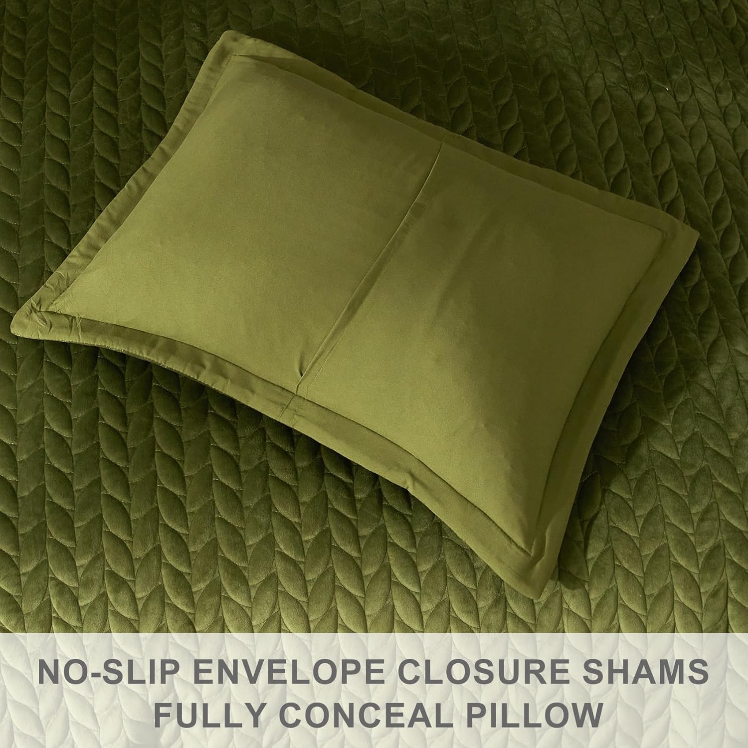 Ivellow Edredón de terciopelo tamaño King, colcha ligera verde, colcha reversible suave para todas las estaciones, edredón de terciopelo de lujo de