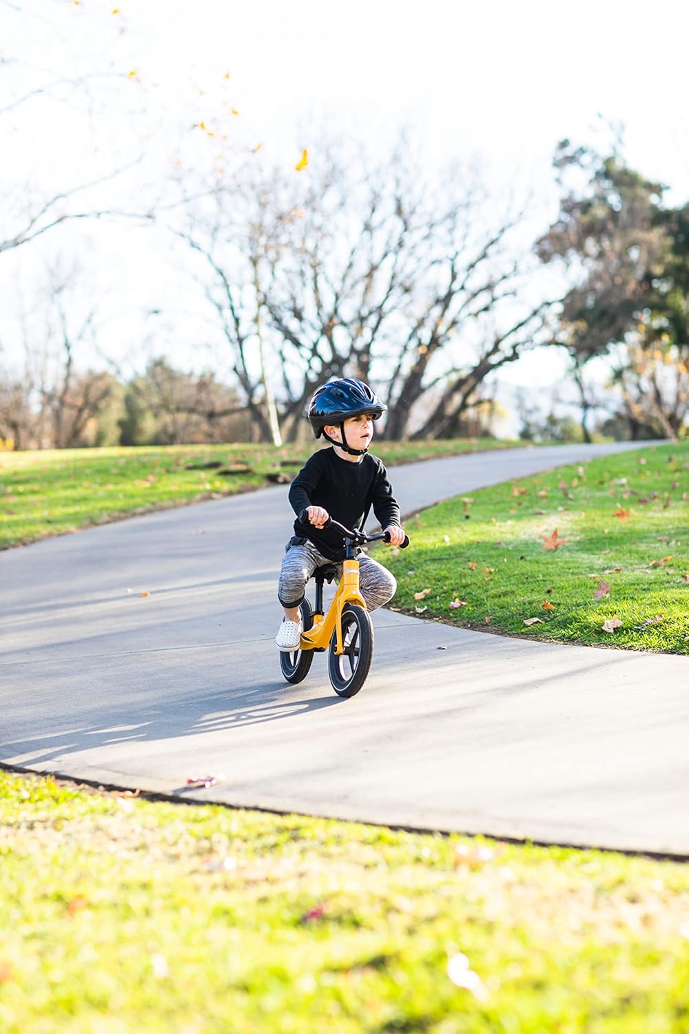 Joovy Bicicleta de equilibrio Bicycoo Mg, bicicleta para niños pequeños, Goldy