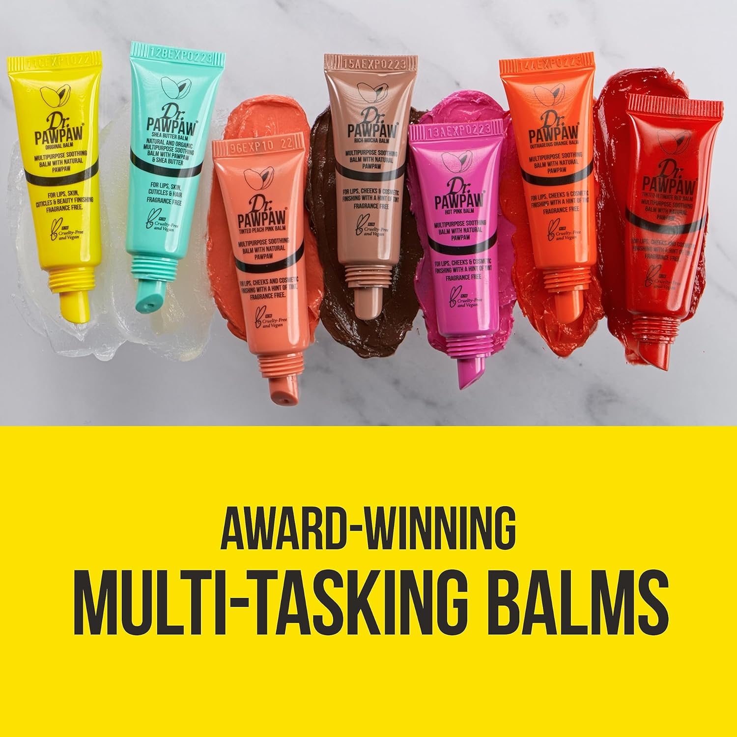 Dr. Bálsamo multiusos Pawpaw, bálsamo sin fragancia, para labios, piel, cabello, cutículas, uñas y acabado de belleza 25 ml.