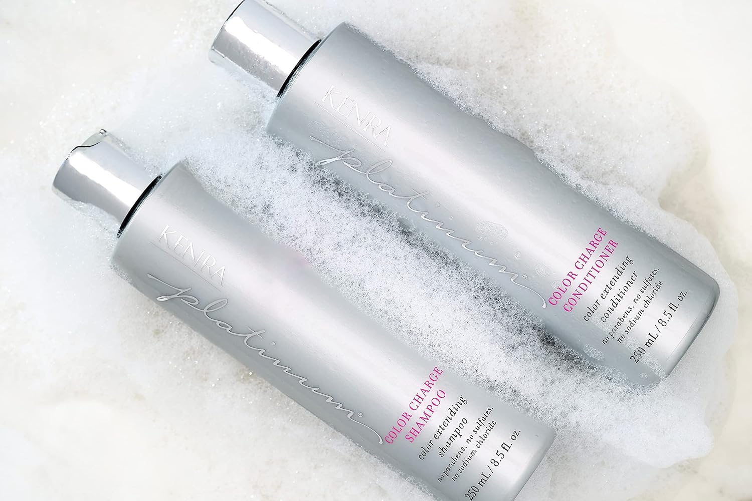 Kenra Platinum Color Charge Champúacondicionador  Extensión de color  Recarga el color del cabello hasta 50 lavados  Hidratante ligero  Máxima