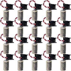 (20-Pack) 3V 1100mAh 1747-BA Replacement PLC Battery for FDK CR14250SE, AB Allen Bradley 1769-BA, 1756-BA1 (20-Pack) 3V 1100mAh 1747-BA Replacement PLC Battery for FDK CR14250SE, AB Allen Bradley 1769-BA, 1756-BA1
