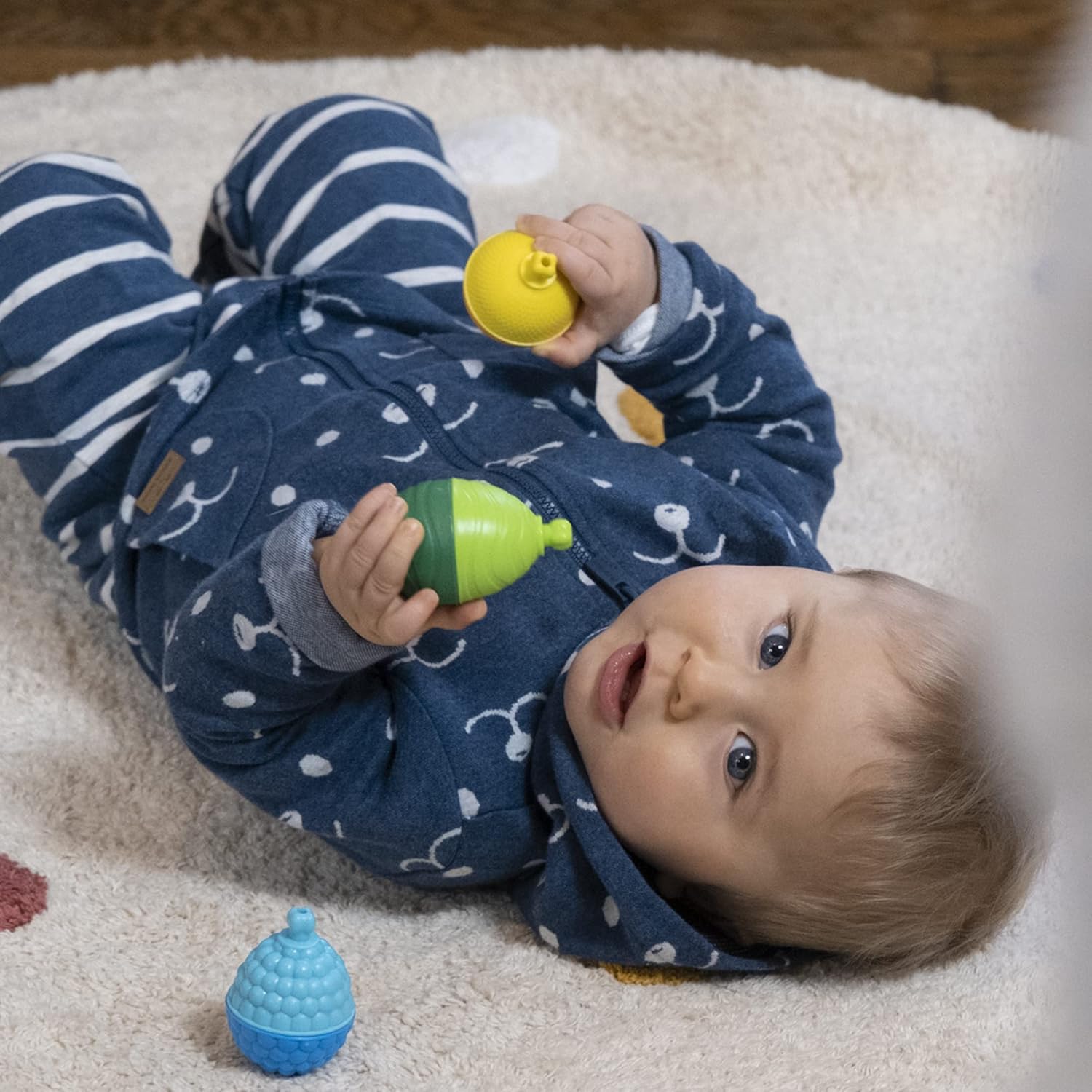 24 piezas de cuentas para bebés y niños pequeños, juguete educativo Montessori de construcción STEM de 10 meses a 3 años – BL200