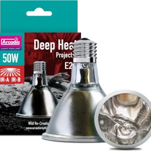Arcadia Emisor de calor profundo 50watt para recintos de reptiles Arcadia Emisor de calor profundo 50watt para recintos de reptiles