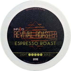 96 unidades Espresso Roast, (café tostado oscuro) Cápsulas de café de una sola porción para cafeteras Keurig K Cup – Café tostado gourmet InfuSio 96 unidades Espresso Roast, (café tostado oscuro) Cápsulas de café de una sola porción para cafeteras Keurig K Cup – Café tostado gourmet InfuSio