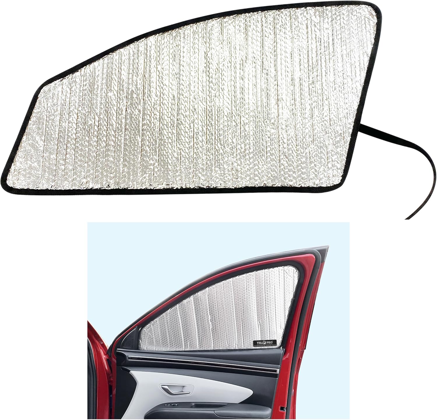 YelloPro – Parasol para ventana lateral para asiento delantero (juego de 2) ajuste personalizado para Hyundai Tucson 2022 2023, híbrido, SUV,