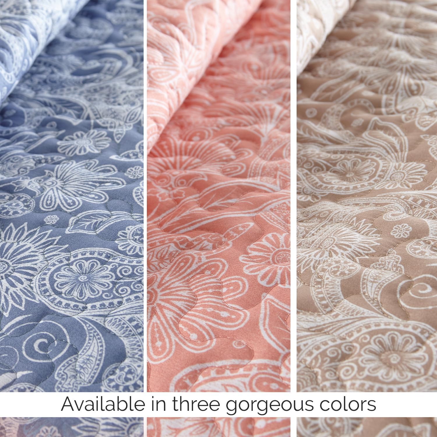 Southshore – Juego de ropa de cama de microfibra, estampado